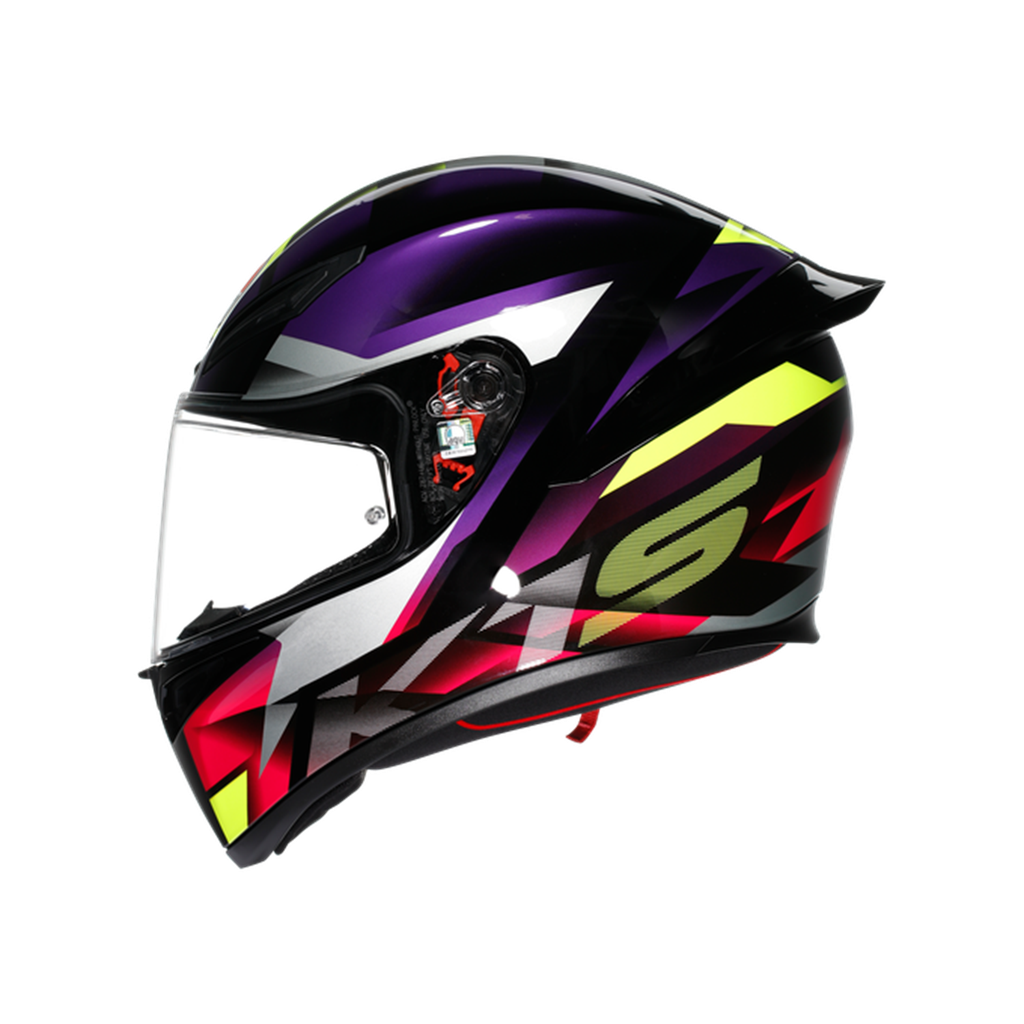 AGV KASK/K1 S FASTLAP BLACK PURPLE PINK M0196 FASTLAP