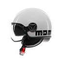 MOMO KASK/FGTR EVO MOMO MONO WHITE QUARZ. BLK