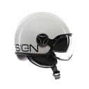 MOMO KASK/FGTR EVO MOMO MONO WHITE QUARZ. BLK