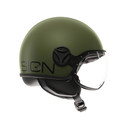 MOMO KASK/ FGTR CLASSIC MONO MATT MILITARY GREEN BLACK