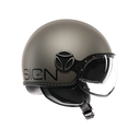 MOMO KASK/FGTR EVO MOMO MONO MATT TIT.FROST BLK