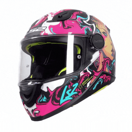 LS2 KID CYBERG MAT MOR ÇOCUK KASK