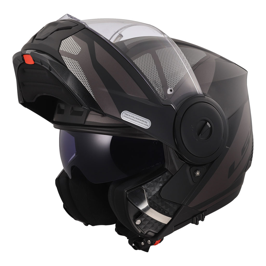 LS2 SCOPE 2 AXIS MAT SİYAH-TITANIUM KASK