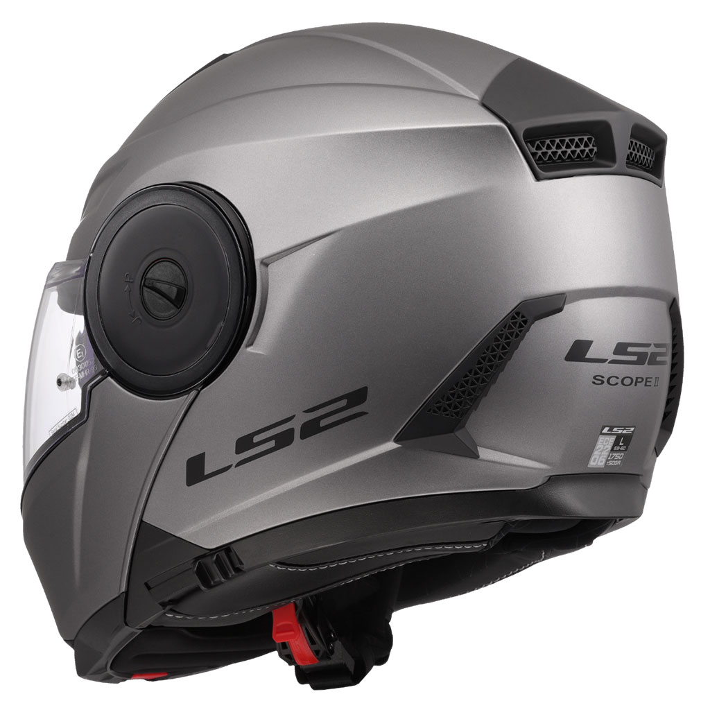 LS2 SCOPE 2 MAT TITANIUM KASK