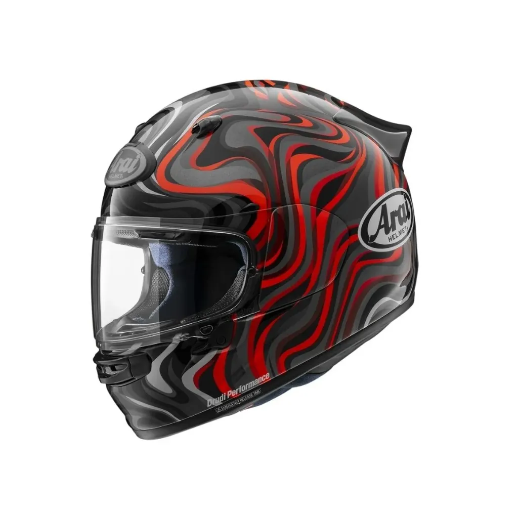 [M03ARI01002594-0S] ARAI Quantic Swirl Red Kapalı Kask (S)