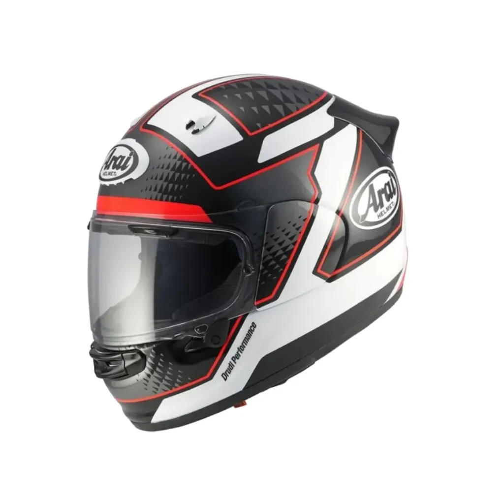 [M03ARI01002595-0S] ARAI Quantic Giu Red Kapalı Kask (S)