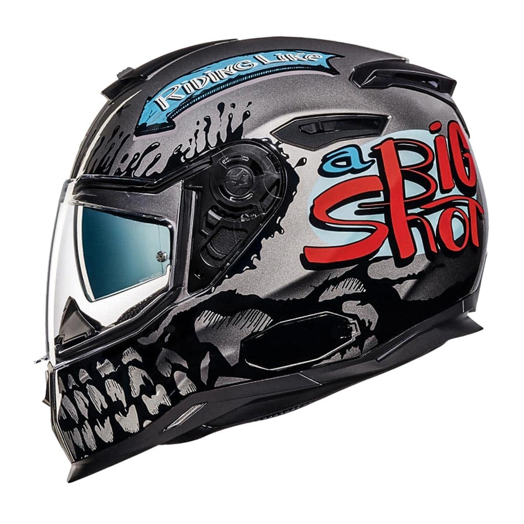 NEXX SX.100 BIG SHOT GRİ KASK