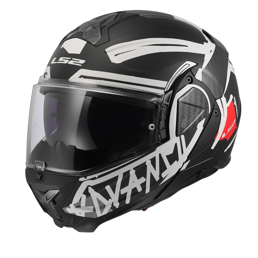 [M03LS203000506-0S] LS2 ADVANT 2 TAPE MAT SİYAH KASK (S)