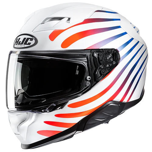 [M03HJC01000906-0S] HJC F71 Zen MC21SF Kapalı Motosiklet Kaskı Beyaz Turuncu (S)