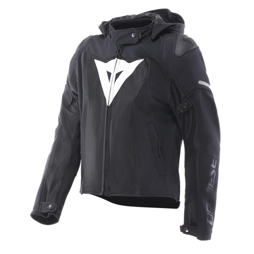 [M02DNS01011072-40] DAINESE CEK/ SUPER SPRINT AIR TEX JACKET WMN BLACK/WHITE (40)