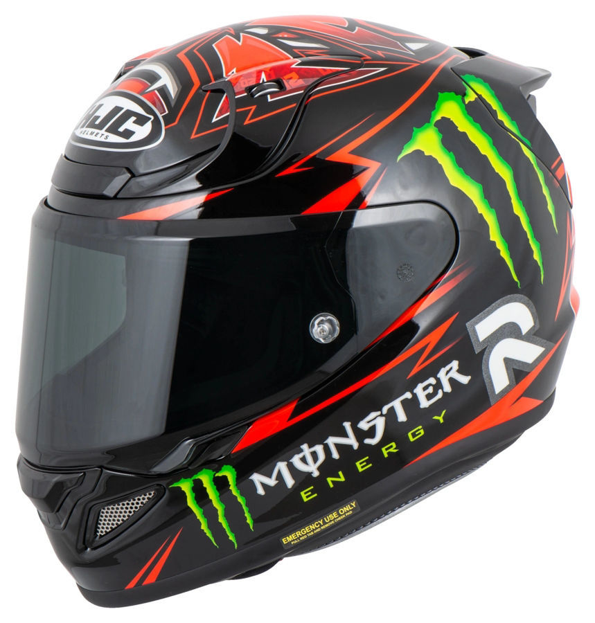 [M03HJC01001206-0S] HJC RPHA12 Quartararo MC1 Kapalı Motosiklet Kaskı (S)