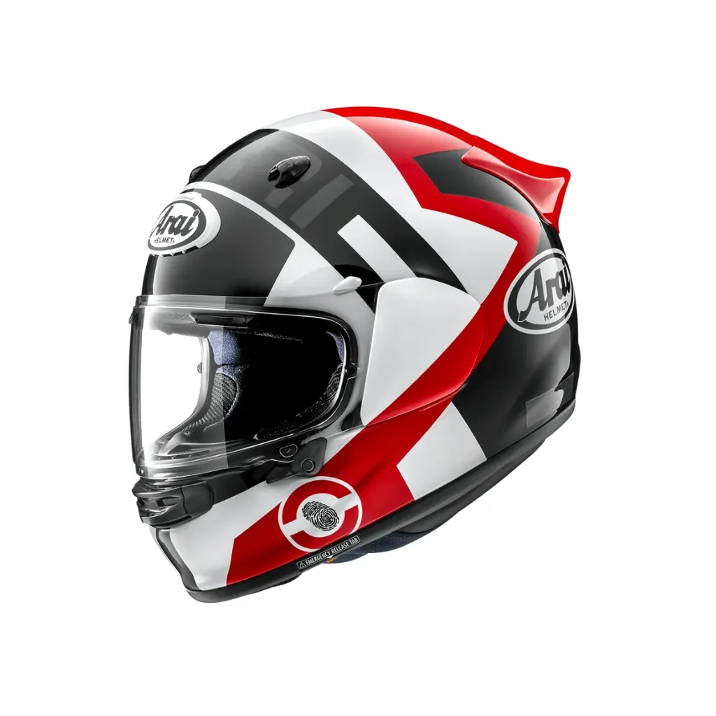 [M03ARI01002591-1S] ARAI KASK-QUANTIC SPACE RED (XS)