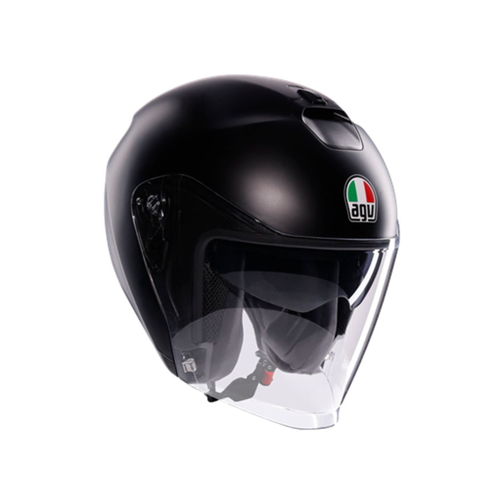 [M03AGV02000848-1S] AGV IRIDES Mono Matt Black Açık Kask (XS)