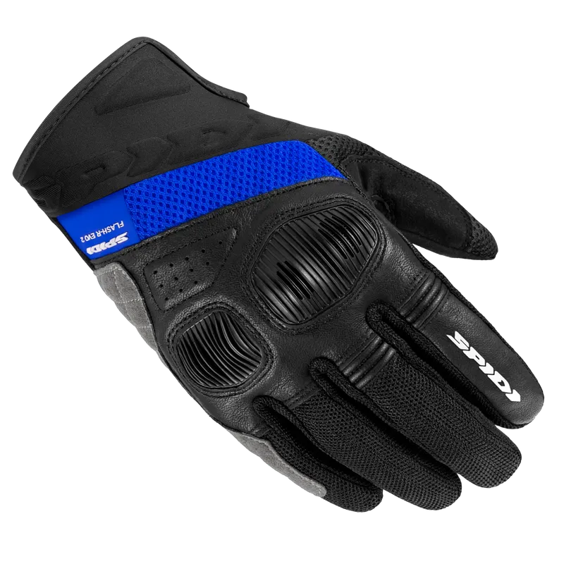 [M01SPD03012175-0S] SPIDI FLASH-R EVO 2 YAZLIK ELDİVEN SİYAH MAVİ (S)