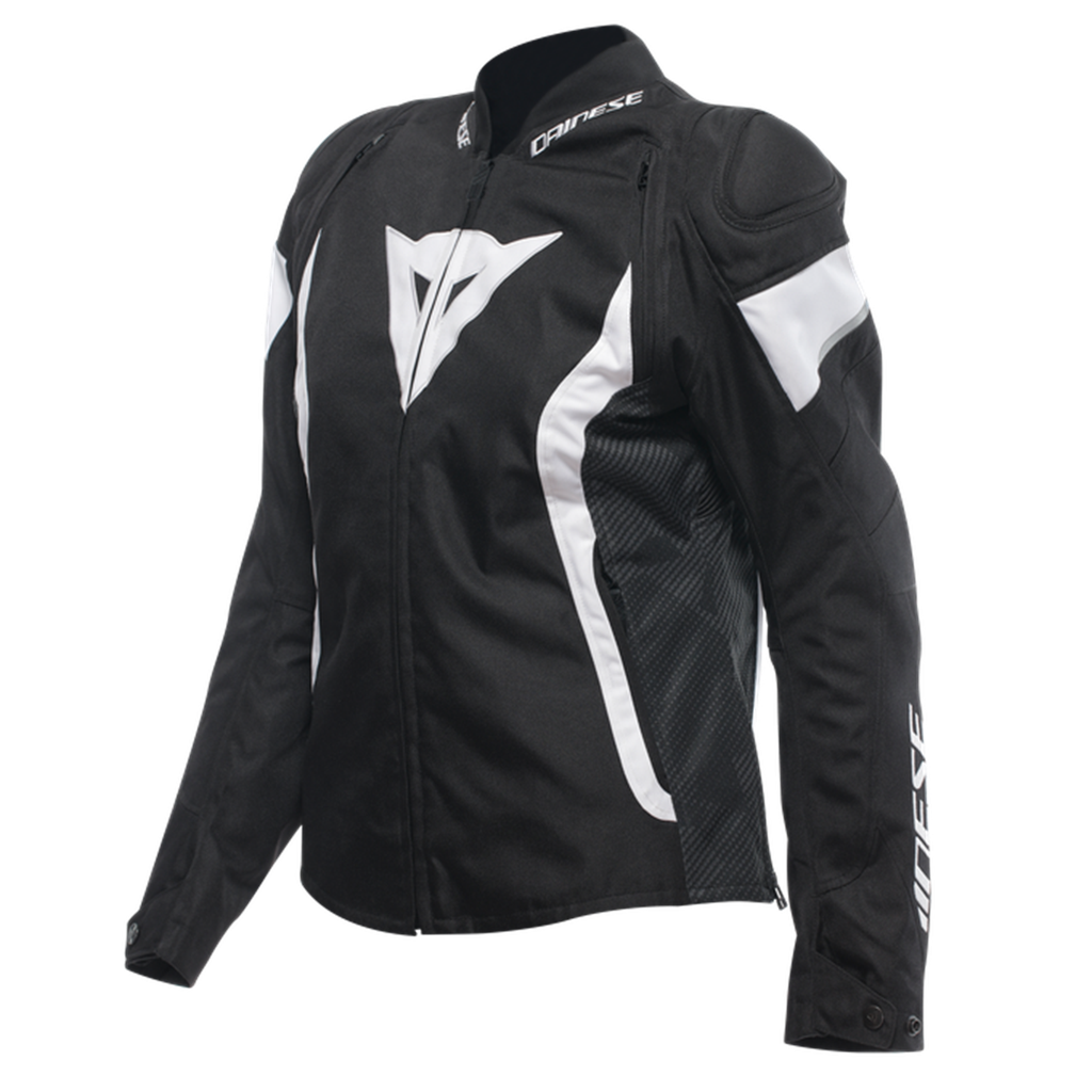 [M02DNS01030172-40] DAINESE Avro 5 Black White Tekstil Kadın Mont (40)
