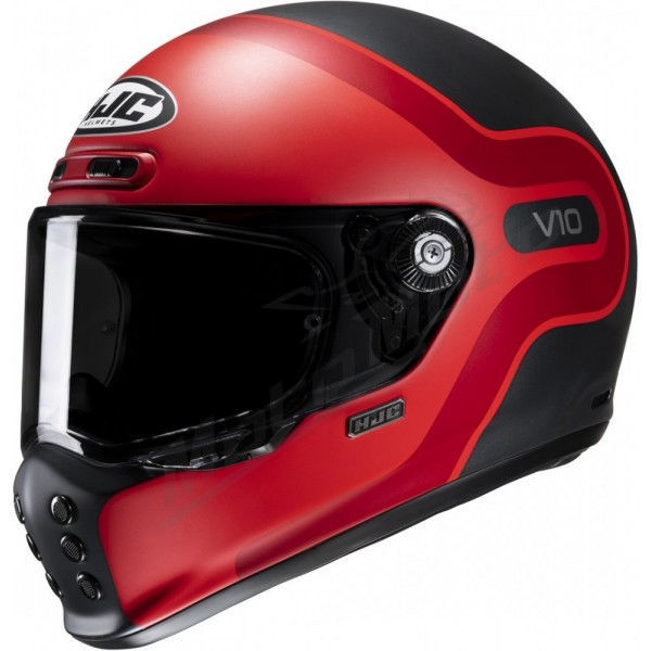 [M03HJC01001607-0S] HJC V10 Grape MC1SF Kapalı Motosiklet Kaskı Mat Kırmızı (S)
