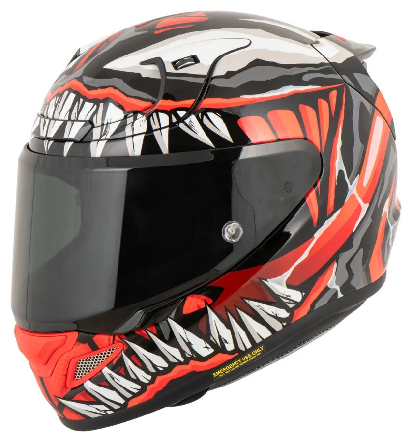 [M03HJC01001207-1S] HJC RPHA12 Maximized Venom Marvel MC1SF Kapalı Motosiklet Kaskı (XS)