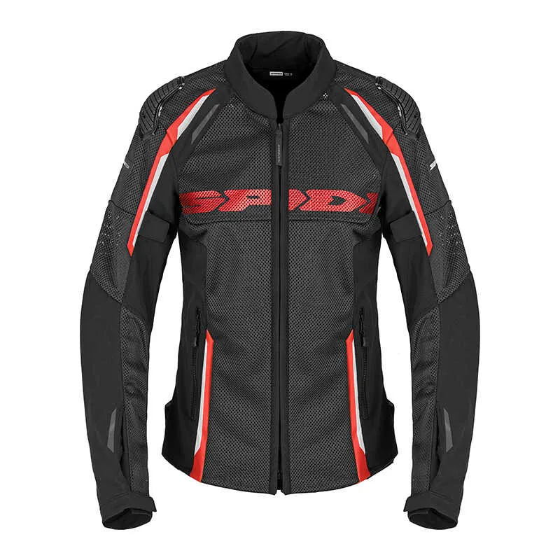 [M02SPD01010674-1S] SPIDI RACE WARRIOR NET 2 LADY YAZLIK KADIN CEKET SİYAH KIRMIZI (XS)