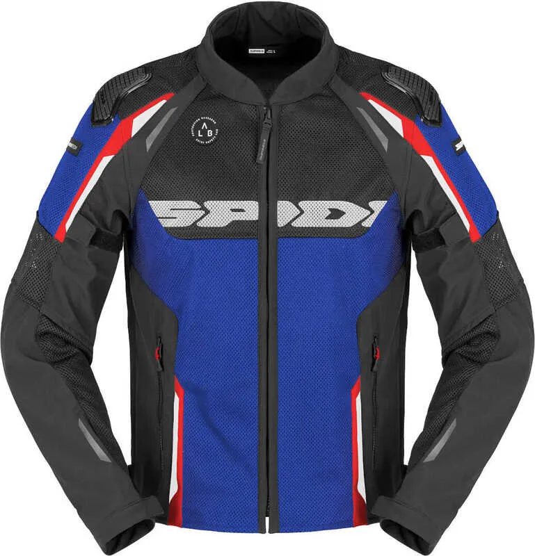 [M01SPD01012775-3L] SPIDI RACE WARRIOR NET 2 YAZLIK CEKET SİYAH MAVİ (3XL)
