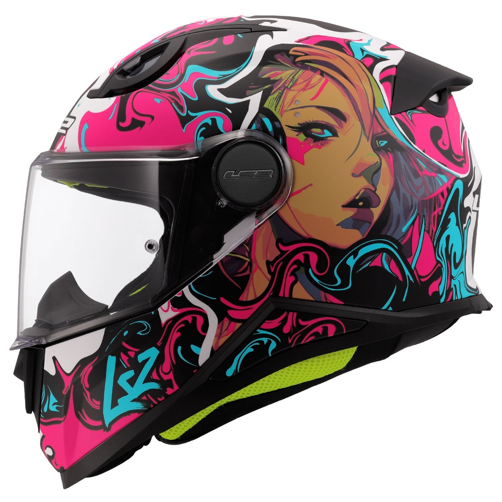 [M03SHE05000213-0S] LS2 KID CYBERG MAT MOR ÇOCUK KASK (S)