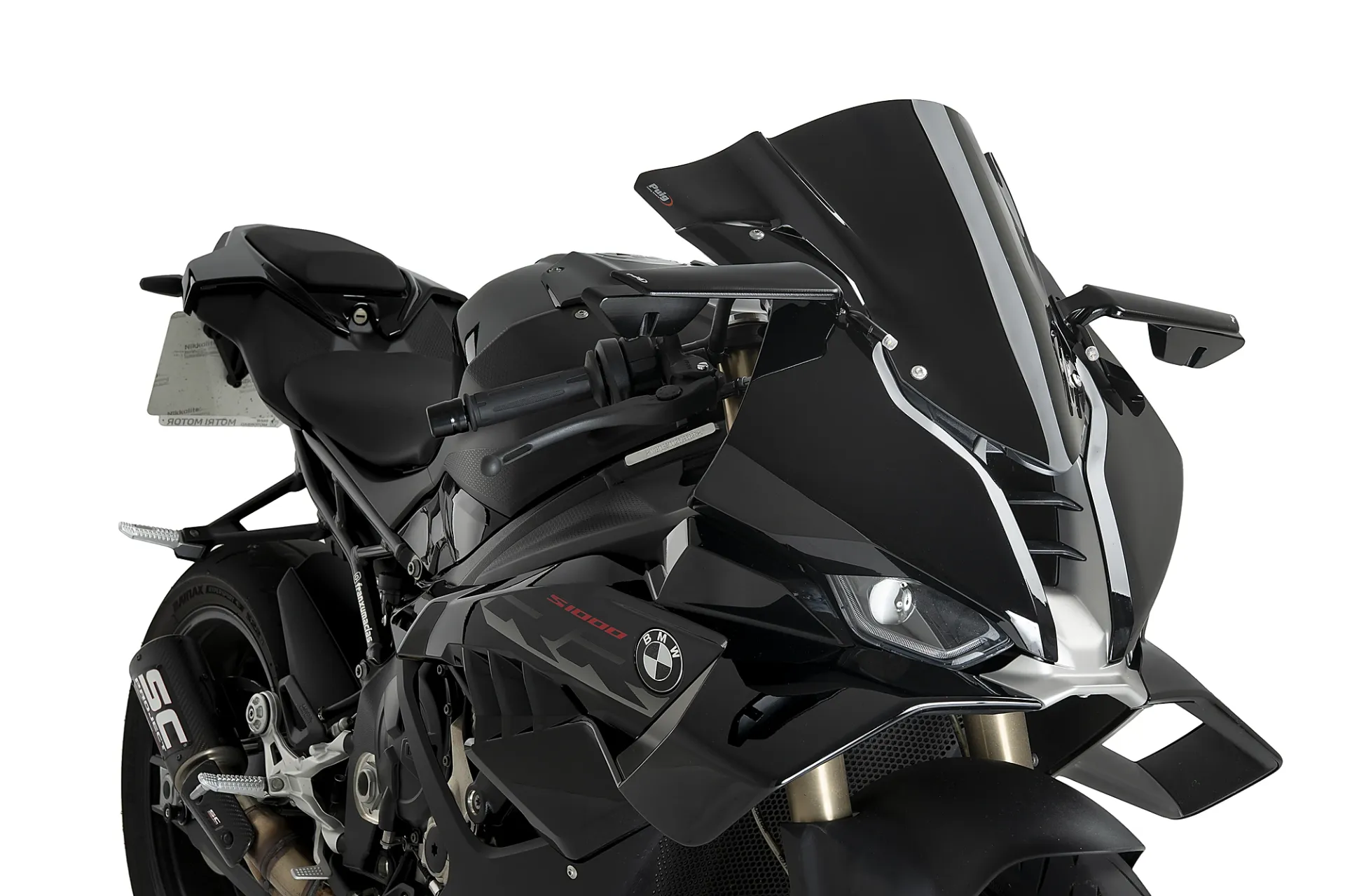[3571N] PUIG S1000RR Z-Racing Ön Cam (Siyah)