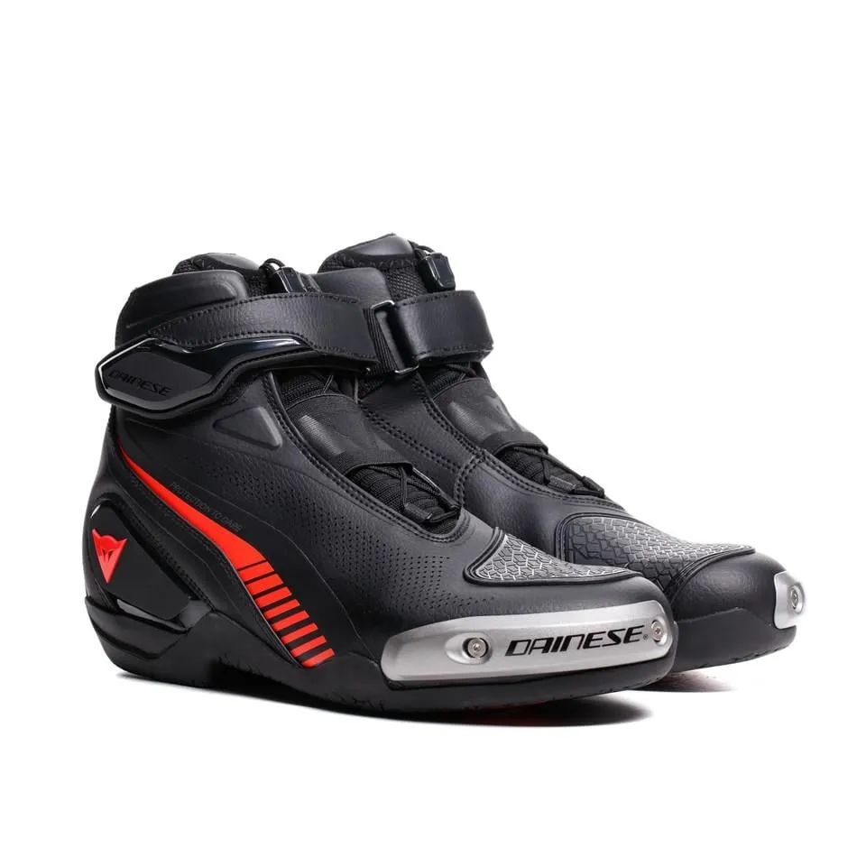[M01DNS04030474-40] DAINESE Superya Black Red Deri Ayakkabı (40)