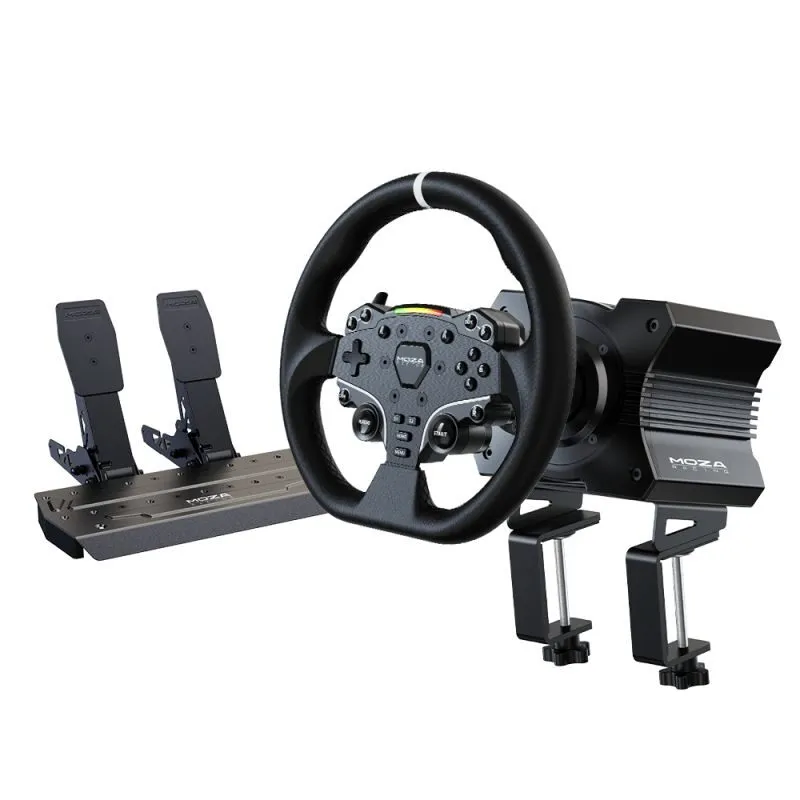 [723497239493] MOZA RACİNG R5 BUNDLE DİRECT DRİVE YARIŞ DİREKSİYONU SETİ (PC)