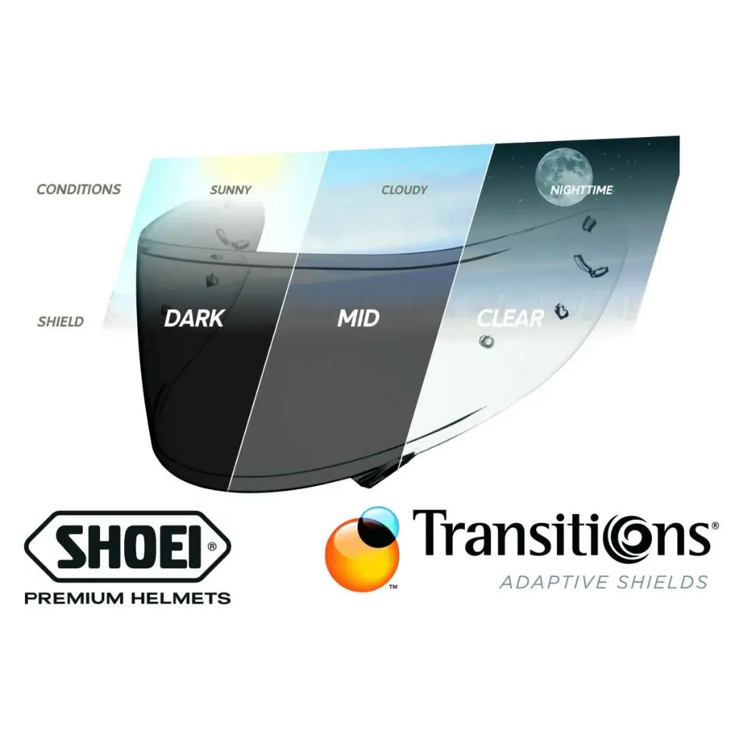[M03SHE06002115-00] SHOEI CWR-F2PN KASK CAMI PHOTOCHROMIC (NXR 2 - X-SPIRIT PRO)